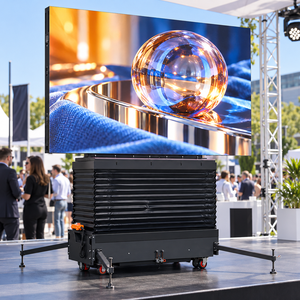 Pantalla LED P3 de alta definición para exteriores sobre ruedas, pantalla LED móvil reutilizable para lanzamiento de productos, alquiler para eventos, promoción de marcas y espectáculos. - Product Image 5