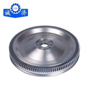 Volant d'inertie en fonte pour générateur d'énergie, certifié ISO, sur mesure, avec poulie et couvercle de regard en fonte, fabrication en fonderie - Product Image 4