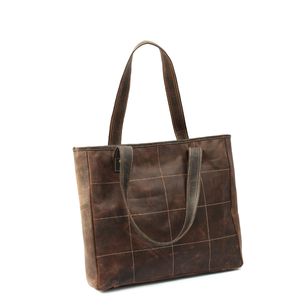 Fabricant en gros de sacs fourre-tout en cuir véritable sur mesure - Product Image 1