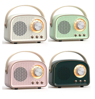 Pemutar Musik Retro Mini Speaker Bt DW21 Klasik Portabel Dekorasi Speaker Nirkabel Suara Stereo Rumah Subwoofer untuk Luar Ruangan