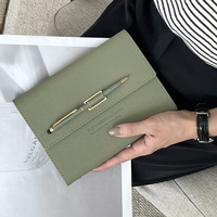 Carnets à Anneaux en Similicuir PU de Haute Qualité Premium A5/A6/A7, Mini Set de Papeterie avec Stylo et Boîte Cadeau, Logo Personnalisable pour Femmes