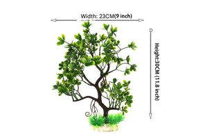 Ensemble d'aquarium Grand aquarium Paysage Décoration Simulation Artificielle Faux Mousse <span class=keywords><strong>Eau</strong></span> Herbe Arbre Plastique <span class=keywords><strong>Eau</strong></span> Herbe - Product Image 2
