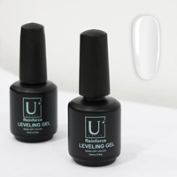 Gel de mise à niveau automatique de 15 ml, couche de Base et de finition, pour renforcer les ongles durs, traitement de réparation, Gel de mise à niveau en bouteille