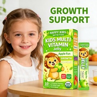 Gummies multivitaminées véganes pour enfants – Contient 18 vitamines essentielles – Complément nutritionnel quotidien pour enfants