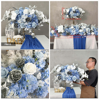 Boule de fleurs artificielles de haute qualité, rose en soie, pour centres de table de mariage, décoration de table pour événements et fêtes, vente en gros