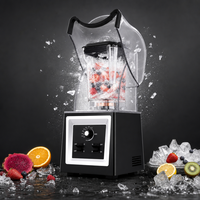 Q Mixer Komersial Tugas Berat Terlaris Populer, Pembuat Smoothie Kuat, Pengolah Makanan, Blender Senyap 2000-3000W 1.8L/2L
