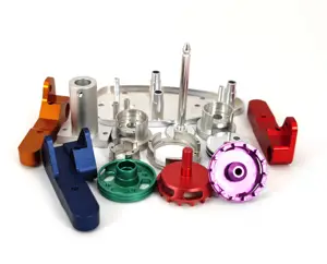 Komponen logam presisi suku cadang alumunium mesin CNC untuk berbagai industri