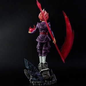 Figura de Juguete de Dragón de PVC, Saiyan GK, Figura de PVC de Goku Oscuro Zamasu en Color Rosa Melocotón - Product Image 5