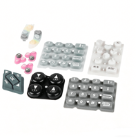 Pièces en caoutchouc silicone personnalisées, électronique, étanche, télécommande, clavier, coque de téléphone, pare-chocs antichoc