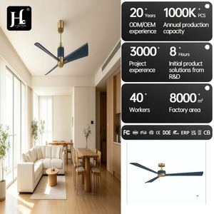 Ventilateur de plafond pliable à moteur DC avec lumière, 3 pales, télécommande, design discret, 6 vitesses, intensité réglable, ultra-silencieux (29 dB), ventilateur moderne pour salon - Product Image 5