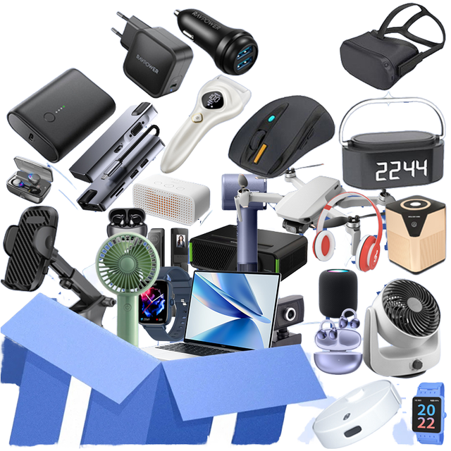 Basic Mystery Box 2026 3C Gadget Random Blind Box with TWS Earphones & Wireless Headphones 1-5 Items Mystery Box
