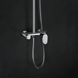 Alta calidad sanitario latón cromado cuarto de baño ducha de lluvia mezclador termostático grifo de la ducha juegos - Product Image 4
