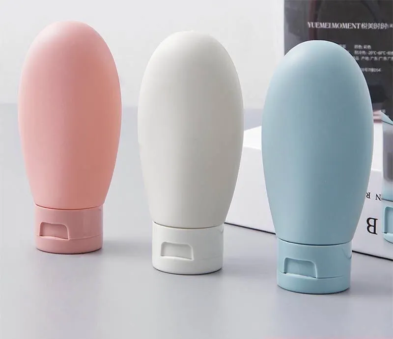 2023 nouveau Tube de shampooing étanche conteneurs à presser Portable cosmétique Silicone bouteille voyage ensemble