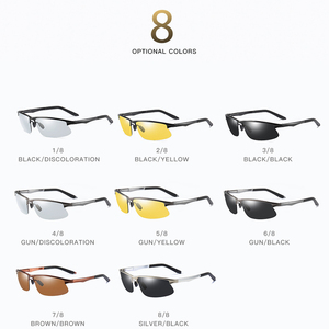 Viu — lunettes de soleil polarisées pour hommes, Logo personnalisé UV400 photochromiques, pour la conduite, en métal, meilleure vente - Product Image 6