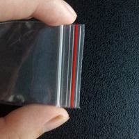 Semi-transparante, kleurrijke, biologisch afbreekbare LDPE zakjes met gravureprint, op maat gemaakt / logo mogelijk, decoratief.