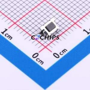 K2-1847FT-A4SA-01 Tactile Switch SMD Switch Single Pole Single Throw Rectangle Button 2.5N Horizontal Mount - Product Image 1