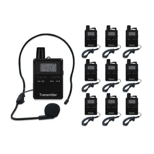 Rich Age Long Distance Radio Walkie Talkie Tourguide System for Museum