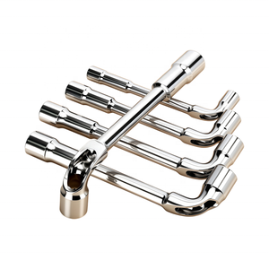 Llave de pasador tipo L de doble cabeza hexagonal con varilla curva de acero Cr-V para reparación de neumáticos - Product Image 2