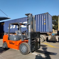 Montacargas Diésel Mitsubishi FD50 de 5 Toneladas con Motor Chery para Uso en Construcción y Agricultura, Altura Máxima de Elevación 3000 mm