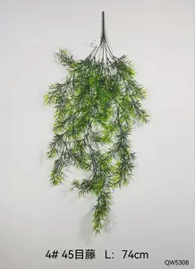 EG-J359 Artificial Hanging Vines Artificial Rattan Fish Tank Plant Hotel Restaurant Decor Grass