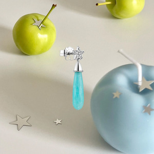 Pendientes de Aro con Diseño de Oso de Dibujos Animados, Joyería Fina de Lujo Kawaii, Esmalte de Color, Piedras Preciosas, Apilables, Modernos, para Adolescentes, Uso Diario - Product Image 2