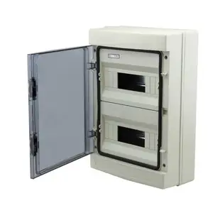 Manufacturer Outdoor Waterproof Three Phase IP65 24 Ways Power Supply Mini Circuit Breaker MCB Power Distribution Panel Box