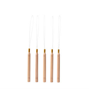 微环珠拉环环穿线器头发造型配件钩针头发延伸工具 - Product Image 1