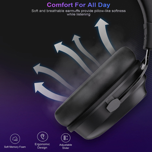 2.4G Over the Ear Gaming 25ms Low Latency <b>Wireless</b> Wired LED Light for Gamer G4000 2.4G Over the Ear Ga - Product Image 3