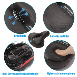 <span class=keywords><strong>Selle</strong></span> de cyclisme chaude AQ188-1 <span class=keywords><strong>pour</strong></span> accessoires de vélo housse de siège de vélo souple coussin de siège en mousse confortable <span class=keywords><strong>selle</strong></span> de vélo - Product Image 2