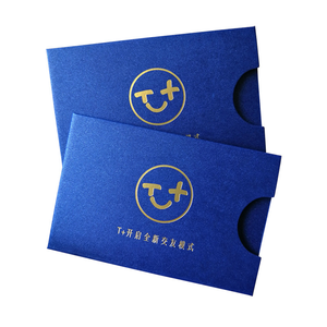 Sobres de Cartulina Negra Mate de Alta Calidad con Estampado Dorado en Caliente Personalizado, Tarjetas de Agradecimiento con Logotipo al por Mayor de 8*13 cm - Product Image 5