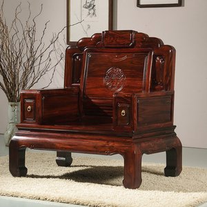 Meuble en bois de style Ming en acajou à feuilles larges, nouveau mobilier chinois multifonctionnel, style national simple, mobilier africain en bois. - Product Image 1