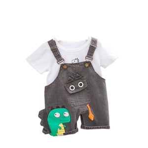 Vente en gros de vêtements pour enfants, nouveaux modèles, ensembles de vêtements, t-shirts pour hommes et shorts cargo pour enfants - Product Image 1