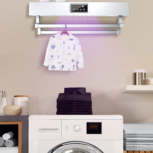 WESHCAN Sèche-serviettes électrique avec chauffage à bas quantité minimale de commande OEM/ODM Vente en gros Offre Spéciale prix d'usine Double porte-serviettes de désinfection - Product Image 2
