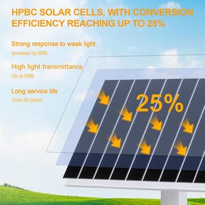 Lot de 4 Caméras de Sécurité 8W avec Panneau Solaire, 3 Ports USB-C DC Micro USB, Étanche IP65, Câble de 9,5 pieds, 360° °   Ajustable - Product Image 6