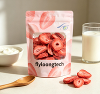 Tranches de fraises lyophilisées en vrac, 100% naturelles, pour la pâtisserie, les céréales, les garnitures de yaourt
