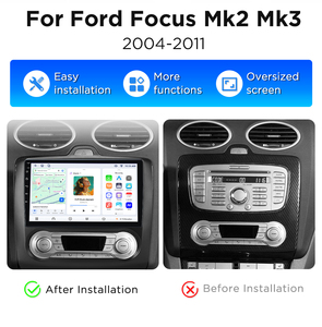 Unidad Principal Junsun CarPlay para Ford Focus 2 3 Mk2 2004-2011, Radio Android para Auto con Navegación y Multimedia para Ford Focus 2 - Product Image 2