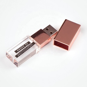 <span class=keywords><strong>Chiavette</strong></span> <span class=keywords><strong>USB</strong></span> Personalizzate in Cristallo e Vetro Oro Rosa con Scatola in Lino, Pen Drive <span class=keywords><strong>USB</strong></span> 3.0 per Matrimoni - Product Image 4