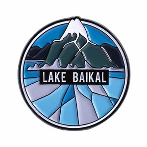 Pin Esmaltado del Monte Elbrus, Broche de Montaña del Cáucaso, Insignia de Solapa con Paisaje Natural, Joyería de Regalo para Amantes de los Viajes y Amigos, Color Personalizado - Product Image 3