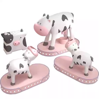 Ensemble de terrain de jeu intérieur pour enfants Simulateur de traite de vache amusant avec équipement de jeu sonore pleurant