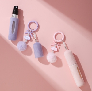 New <strong>Explosive</strong> Plush Bag Hanging <strong>Perfume</strong> Bottle 5ML <strong>Perfume</strong> Sub Bottle Portable Travel Spray Bottle - Product Image 3