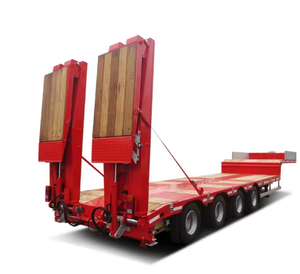 Remorque surbaissée à col de cygne 2, 4 ou 5 essieux, personnalisée en usine, capacité 70-200 tonnes, à vendre - Product Image 1