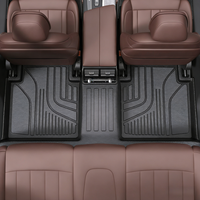 Tapetes de Piso 3D TPE Inodoros para Auto, Revestimiento de Maletero para Mitsubishi X-Force 2023, Alfombra Protectora para Maletero