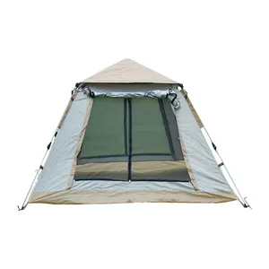 Großhandel 3-4 Personen Voll automatische Geschwindigkeit Offene Zelte Auf Lager Doppel Camping Zelt Sonnen zelt
