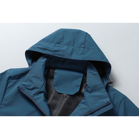 Conception personnalisée de haute qualité vestes d'hiver en plein air imperméable à capuche veste à glissière extérieur imperméable coupe-vent randonnée manteaux