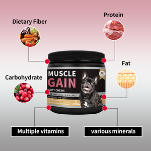 Masticables suaves para perros de alta proteína con proteína de suero de leche Krill en polvo para soporte inmunológico Soporte muscular Vitaminas Minerales - Product Image 2