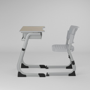 Lin Ying School <b>Desk</b> Chair <b>Set</b> Height Adjustable Modern Minimalist Style For Students Study Furniture - Product Image 2