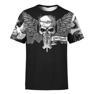 Fabricantes de ropa Jesuss All Over Print 3D Camiseta para hombres llanos cristianos Camiseta Proveedores de ropa china - Product Image 1