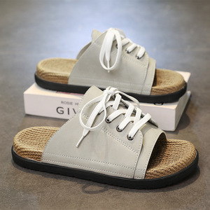 Men's Summer Outdoor Slippers 2025 New Korean Style Versatile Slip-On EVA Outsole Wear-Resistant Beach Large Size Casual <b>Sandals</b> - Product Image 3