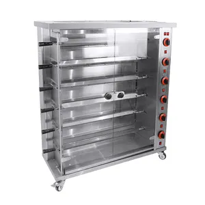 商用各种规格立式烤箱电动室内燃气烤鸡烤架待售