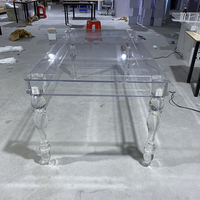 Moderner Hochzeits-Acryl-Tisch / Acryl-Brauttisch / Acryl-Sweetheart-Tisch zur Dekoration